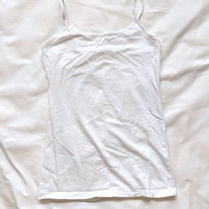 Forever21 White Camisole Tank Top XL